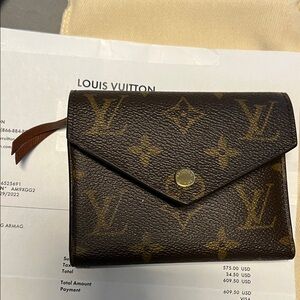 Louis Vuitton Dark Brown Monogram Wallet